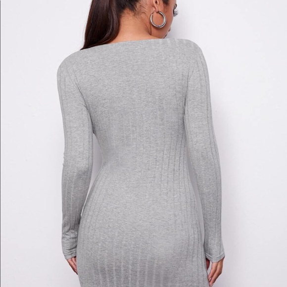 SHEIN Ribbed Bodycon Dress - Picture 5 of 9